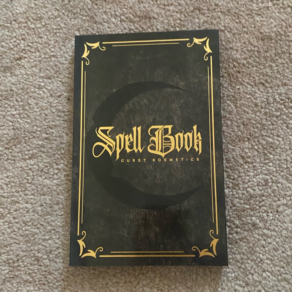 Curst Kosmetics Spell Book Eyeshadow Palette Halloween Witchy Gothic